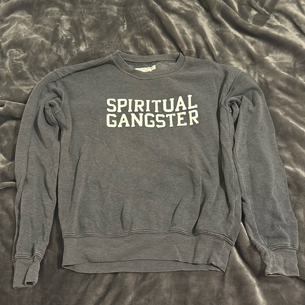 Spiritual Gangster grey logo sweatshirt